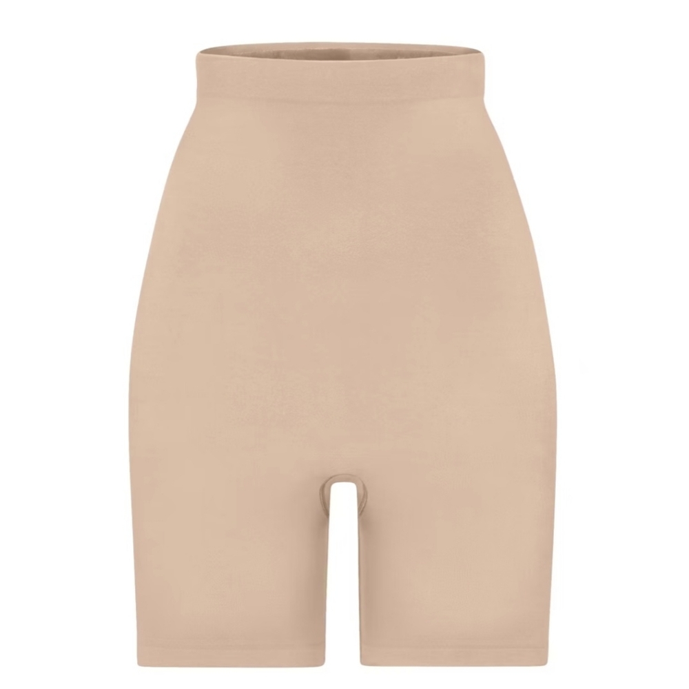 SKIMS Size Large Seamless Sculpt High Waisted Above The Knee Shaping Short- Mica